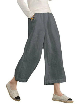 Women's Comfy Loose Casual Linen Pants