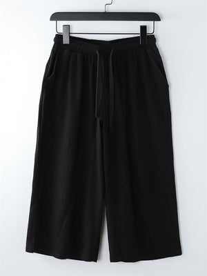 Summer Loose Plus Size Casual Harem Cropped Pants