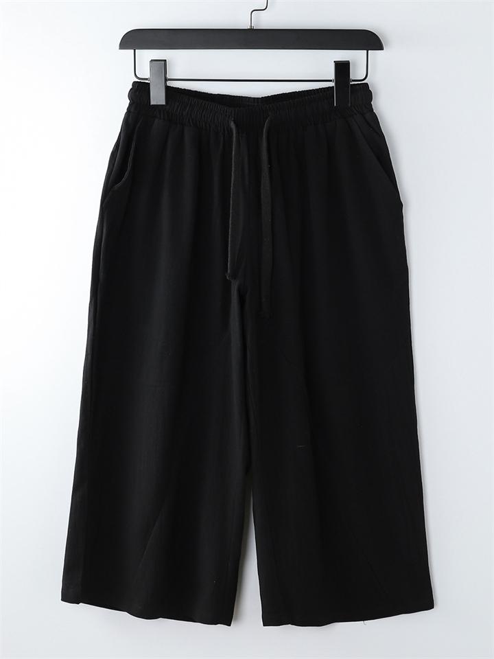 Summer Loose Plus Size Casual Harem Cropped Pants
