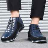 Men's Trendy Solid Color Patchwork Design Casual Shoes