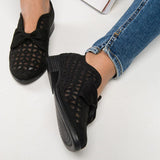 Faux Leather Chunky Heel Loafers