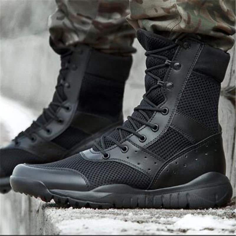 New Casual Lightweight Outdoor Climbing Shoes Training Army Boots