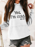 Cool Comfortable Large Size Letter Printed Ladies Hoodies