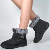 Casual Plush Keep Warm Waterproof Non-Slip Women Snow Boots