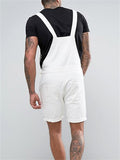 Fashion Retro Men's Multi-Pocket Bib Denim Jumpsuit