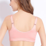 Women's Super Comfy Wireless Front Button Closure Soft Bras - Nudes