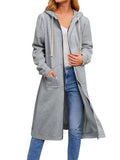 Women's Stylish Loose Fitting Full Zip Long Hoodies