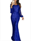 Gorgeous Sequined Mermaid Dress for Evening