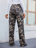 Stylish All Match Relaxed Women's Long Cargo Pants