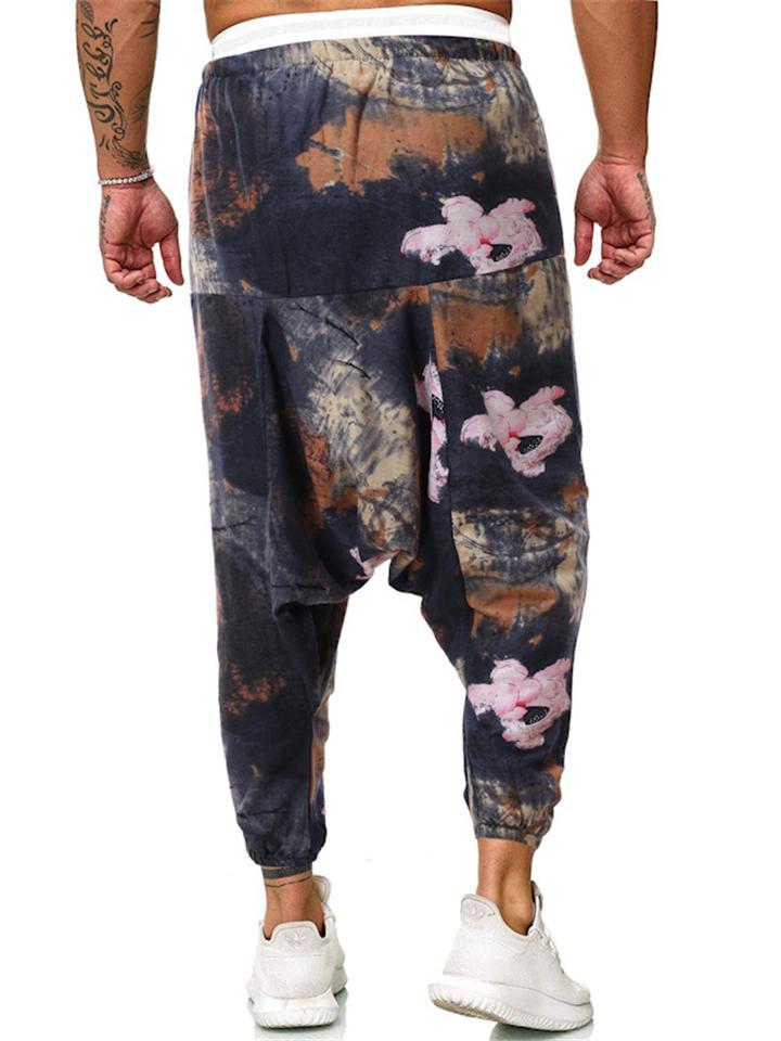 Loose Fashion Print Casual Running Athletic Comfort Harem Pants