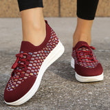 Women's Sports Breathable High Elasticity Mesh Slip-on Running Shoes