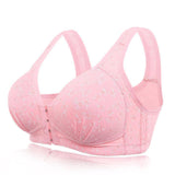 Front Closure Soft Cozy Wireless Bra For Women