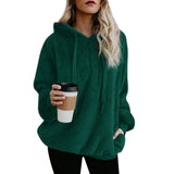 Cool Street Style Fleece Hoodies for Women