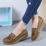 New Casual Simple Style Breathable Solid Color Boat Shoes Loafers