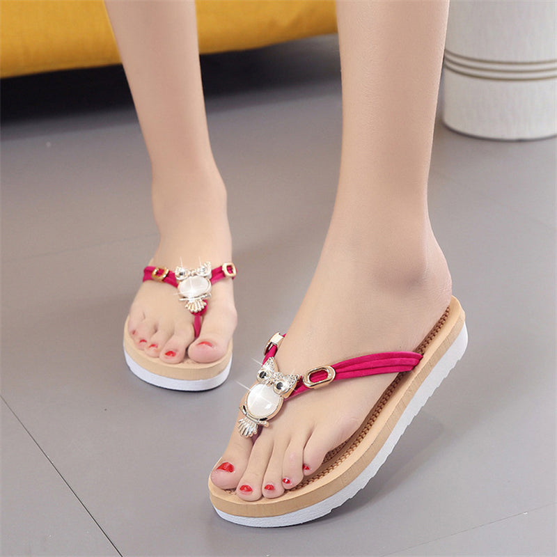 Casual Non-Slip Flat Heel Flip-Flops For Women
