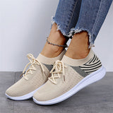 Sporty Soft Sole Mesh Lace-Up Loafers