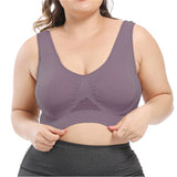 New Breathable Comfy Women's Plus Size Bras Seamless Bra With Pads