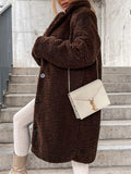 Plush Warm Thickening Winter Oversized Coats For Ladies