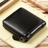 Vintage Leather Mini Wallet