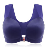 Comfortable Front Closure Seamless Wireless Bras - Nude