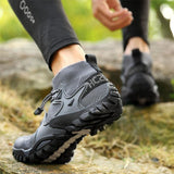Lightweight Plus Size Outdoor Hiking Textile Breathable Shoes