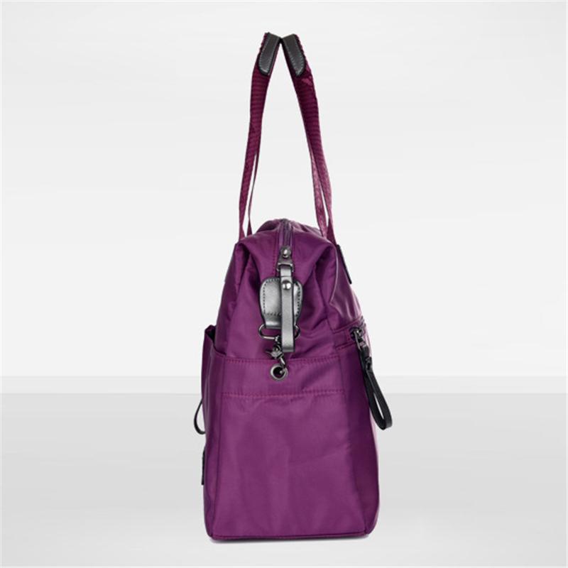 Casual Style Waterproof Multi-Pocket Zipper Crossbody Shoulder Bag