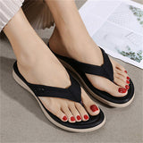 Breathable Soft Sole Solid Color Flip-Flops