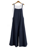 Women’s Loose Fit Wide Leg Jumpsuit Dungarees