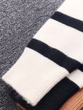 Comfortable Knitted Turtleneck Striped Sweater For Women