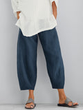 Women's Casual Loose Cotton Linen Pants