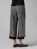 Women's Casual Comfy Cropped Cotton Pants