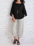 Women's Casual Loose Cotton Linen Pants