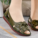 Women's Extra Soft Rubber Sole Non-Slip Fish Mouth Sandals for Summer