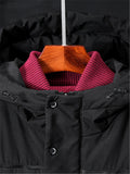 Men's Casual Simple Style Cozy Solid Color Warm Hooded Down Coat