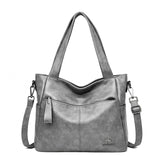 New Casual Soft Solid Color Handbags For Women