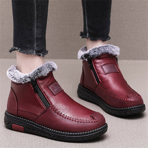 Comfy Warmth Thickened Brushed Mother Winter Boots