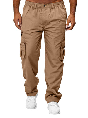 Men's Casual Cozy Straight Leg Outdoor Cargo Pants