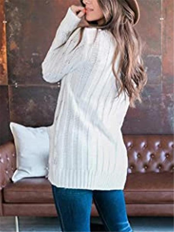 Women's Button Down Sweater Cardigan with Pockets