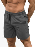 Men's Sports Breathable Comfy Pockets Drawstring Running Shorts