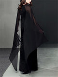 Flattering Halter Neck Fitted Waist Cap Sleeve Maxi Dress for Evening Party