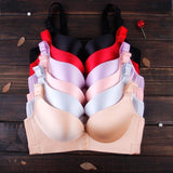Women's Super Comfy Wireless Front Button Closure Soft Bras - Black