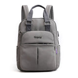 Women's Multi Functional Fashion Travel Backpack With USB Charge Port