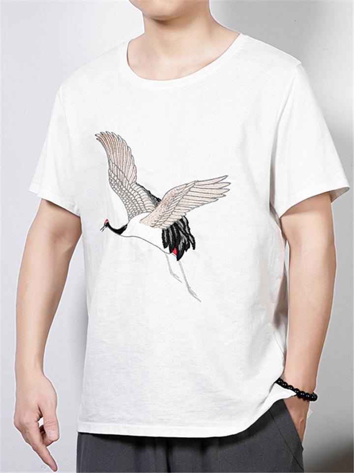 Casual Knitted Linen Loose Comfy Short Sleeve T-Shirts