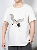 Casual Knitted Linen Loose Comfy Short Sleeve T-Shirts