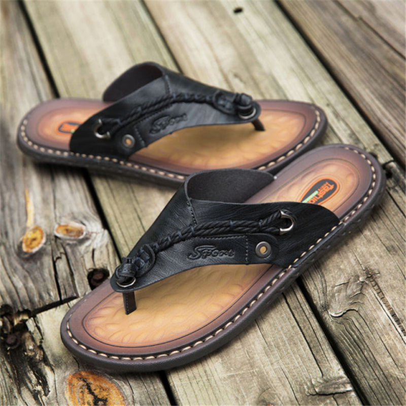 New Men's Casual Summer Outdoor Jesus Sandals Breathable Flip-Flops