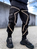 Men's Cool Multi-Pocket Reflective Cargo Pants