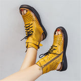 New Trendy Stylish Flat Sandals Open Toe Summer Boots For Women