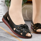 Women's Extra Soft Rubber Sole Non-Slip Fish Mouth Sandals for Summer