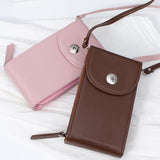 Vintage PU Universal Shoulder Phone Bag