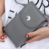 Vintage PU Universal Shoulder Phone Bag